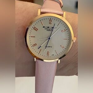 Milano Women's Rose Gold and Pink working Watch 

New